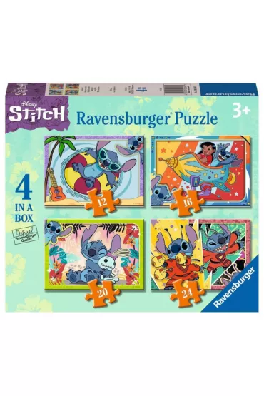 Puzzle dla dzieci 4w1 Disney Stitch Ravensburger