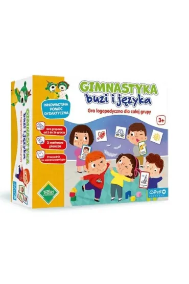 Gimnastyka buzi i j�zyka. Gra logopedyczna TREFL