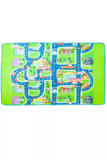 Mata edukacyjna piankowa sk�adana ulica 160 x 130 cm