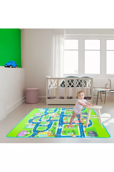 Mata edukacyjna piankowa sk�adana ulica 160 x 130 cm