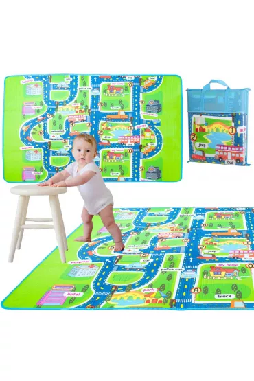 Mata edukacyjna piankowa sk�adana ulica 160 x 130 cm