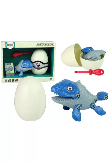 Zestaw Dinozaur Mosasaur z Jajkiem DIY LeanToys