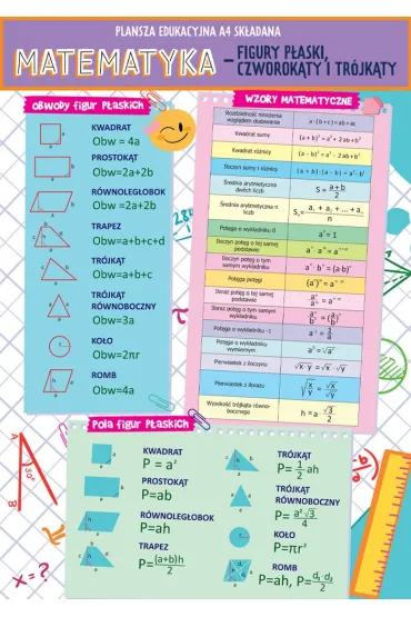 Henry Karta edukacyjna sk�adana matematyka - figury A4