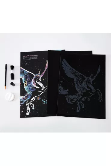 Twoje Hobby Pegasus. Magiczna zdrapka - wydrapywanka 40.0 x 28.5 cm