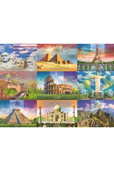 Puzzle 200 el. Monumentalne budynki Ravensburger