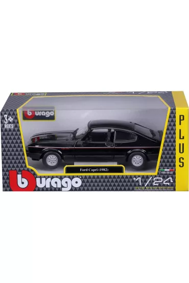 Bburago model ford capri 1982 blac 1:24