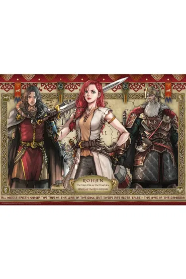 Puzzle 1000 el. W�adca Pier�cieni: Wojna Rohirr. Trefl