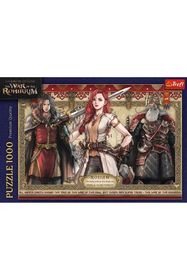 Puzzle 1000 el. W�adca Pier�cieni: Wojna Rohirr. Trefl