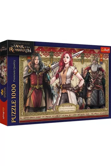 Puzzle 1000 Wadca Piercieni: Wojna Rohirr. TREFL