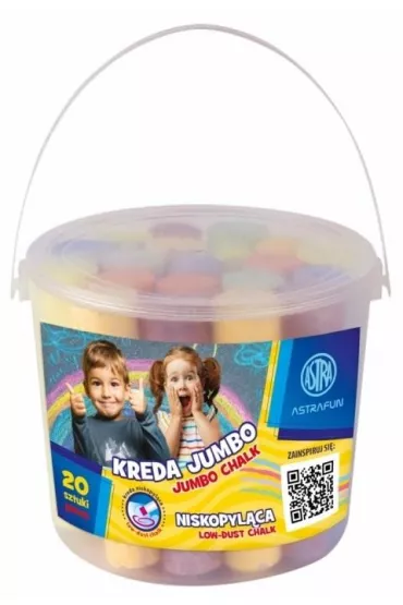 Astra Kreda Jumbo Wiaderko Fun 20 szt.