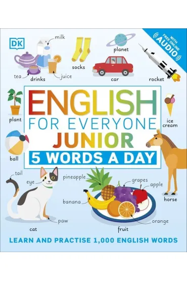 English for Everyone Junior 5 Words a Day. Learn and Practise 1,000 English Words wer. angielska