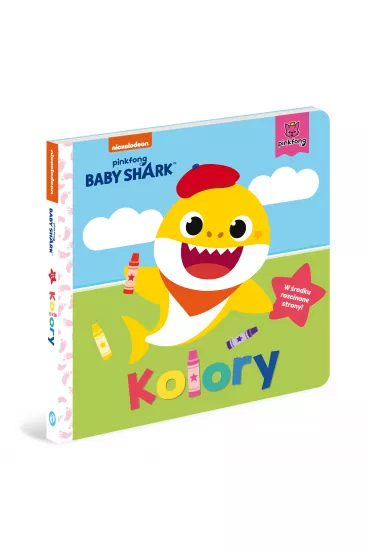 Kolory. Baby Shark. Kartonowa ksi��ka dla najm�odszych - Study Smart