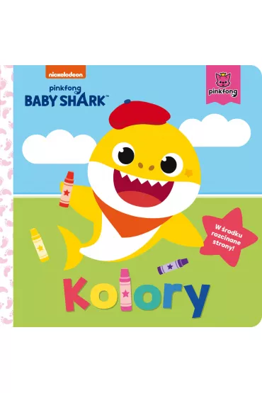 Kolory. Baby Shark. Kartonowa ksi��ka dla najm�odszych - Study Smart