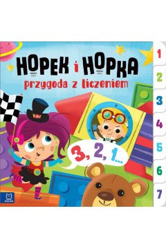 Ksika Hopek i Hopka - przygoda z liczeniem. Interaktywna ksieczka dla dzieci.