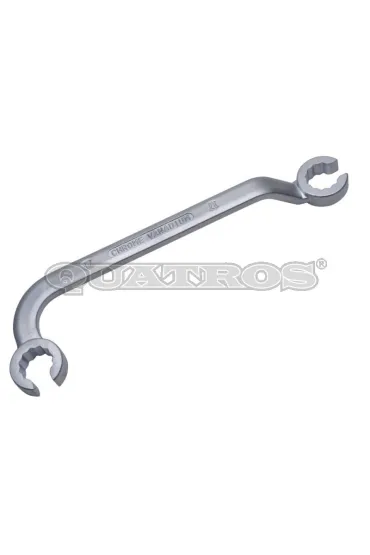 Quatros QS20812 Klucz oczkowy otwarty 17mm do przewod�w paliwowych