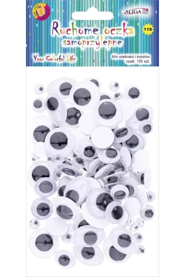 Aliga Ruchome oczka samoprzylepne 105 szt