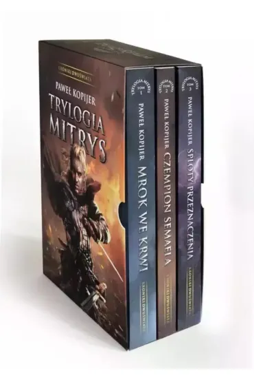 Trylogia Mitrys Tomy 1-3 Kroniki Dwu�wiata (ok�adka ) - Pawe� Kopijer