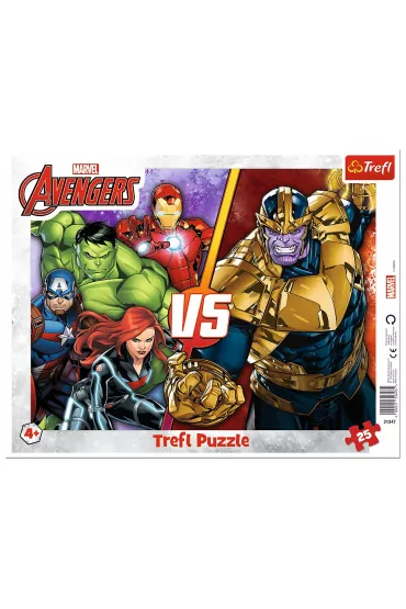 Puzzle ramkowe 25 el. Dru�yna Avengers Trefl