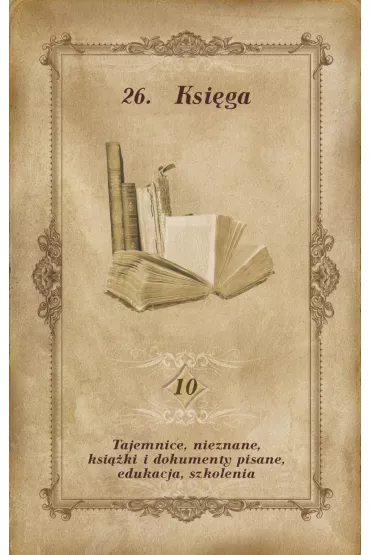Vintage Lenormand, karty - Dariusz Cecuda