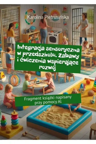 eBook Integracja sensoryczna wprzedszkolu. Zabawy iwiczenia wspierajce rozwj mobi epub - Karolina  Pietrusiska