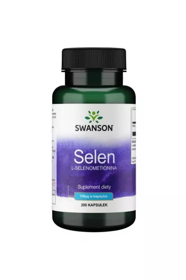 Swanson Selen 100mcg - suplement diety 200 kaps.