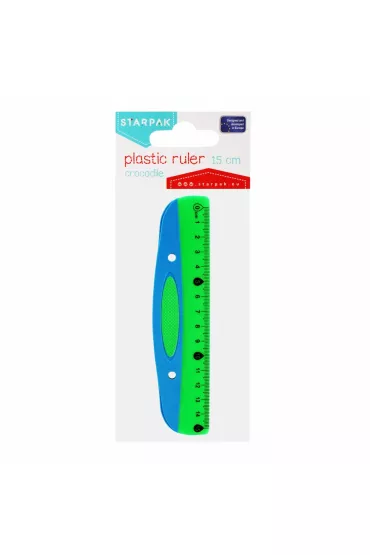 Starpak Linijka plastikowa 15 cm