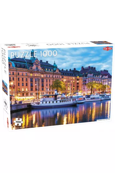 Puzzle 1000 el. Stockholm, Old Town Tactic
