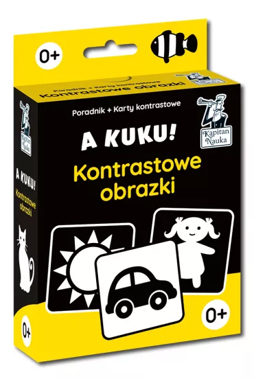 A kuku! Kontrastowe obrazki (Poradnik + karty obrazkowe). Kapitan Nauka. A kuku! - Anna Zych, Agata Matra�