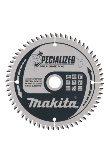 Pi�a tarczowa 165x20x40z efficut mdf/laminaty/drewno