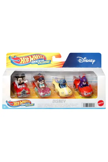 Hot Wheels. RacerVerse Pojazdy 4-pak HKD31 Mattel