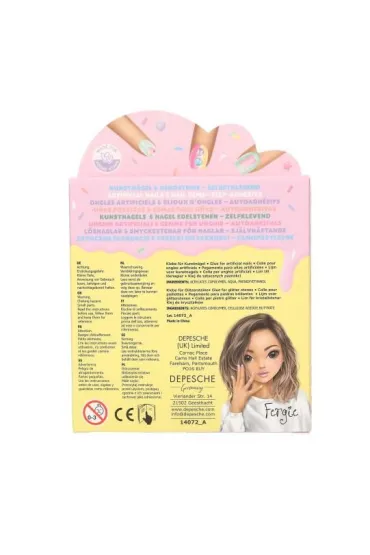 Sztuczne paznokcie z kryszta�kami Top Model Candy Glam 14072A Depesche