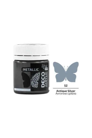 Rosa Farba akrylowa metaliczna antique silver 52 20ml 20 ml