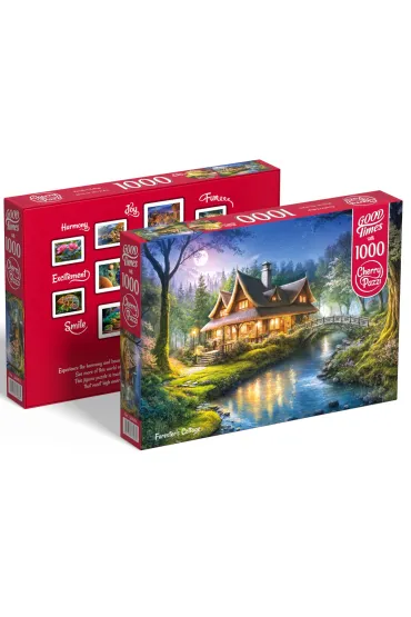 Puzzle 1000 el. Forester's Cottage CherryPazzi