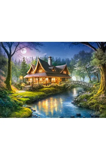 Puzzle 1000 el. Forester's Cottage CherryPazzi
