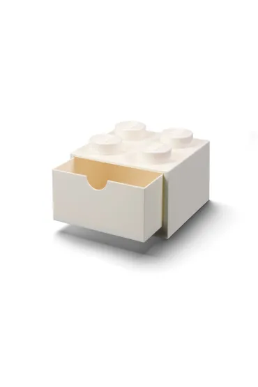 Szufladka na biurko klocek LEGO Brick 4 Bia�a