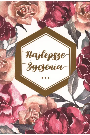 Art Nuvo Karnet Najlepsze �yczenia
