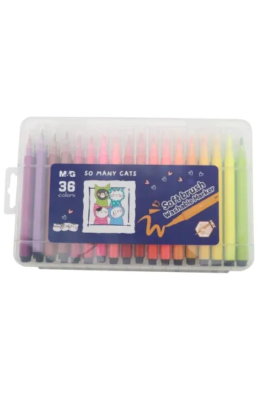 M&G Pisaki artystyczne p�dzelkowe So Many Cats 36 kolor�w