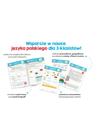 J�zyk polski. Karty pracy. Klasa 3. Kapitan Nauka. EDUseria - Natalia  Kostrzewa