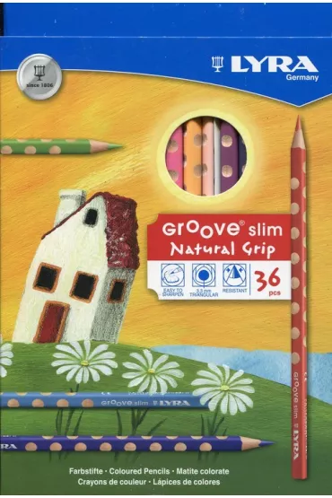 Lyra Kredki Groove + temper�wka 36 szt.