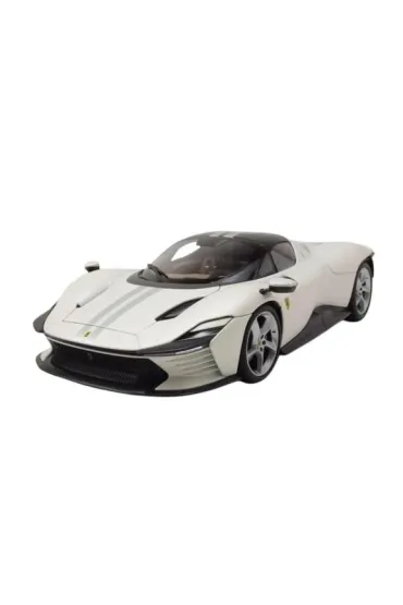Ferrari Daytona SP3 white 1:18 BBURAGO