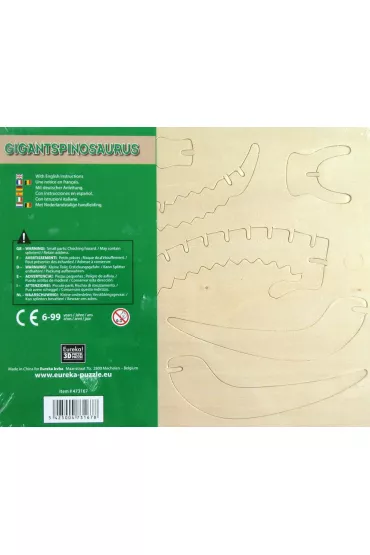 �amig��wka drewniana Gepetto. Gigantspinozaur G3