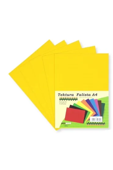 Penword Tektura A4 falista ��ta 5 szt.