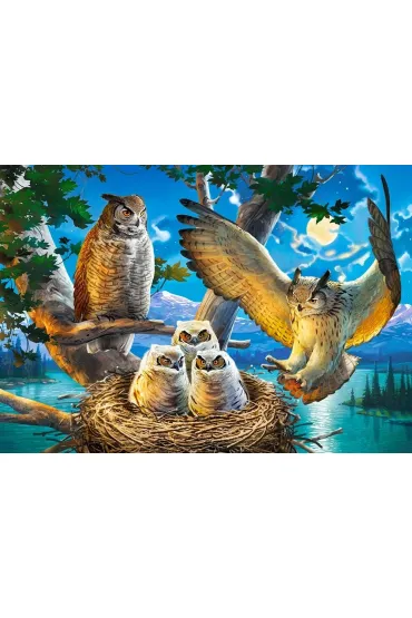 Puzzle 500 el. Sowia rodzina Castorland