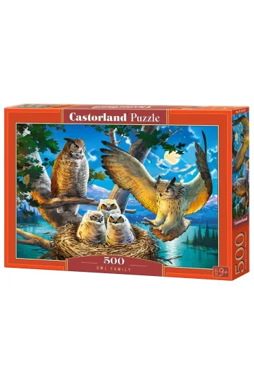 Puzzle 500 el. Sowia rodzina Castorland