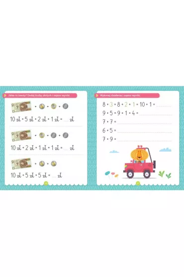 Moja matematyka z pisakiem. Pierwsze zadania do obliczania