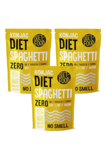 Diet-Food Makaron konjac spaghetti Zestaw 3 x 200 g