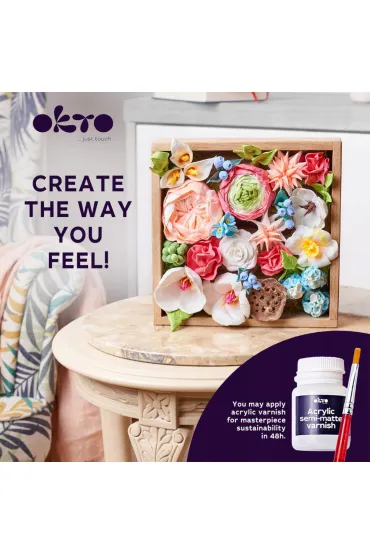 Sensory Art Okto Wood&Craft Zr�b w�asne kwiaty Romans