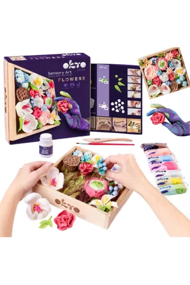 Sensory Art Okto Wood&Craft Zr�b w�asne kwiaty Romans