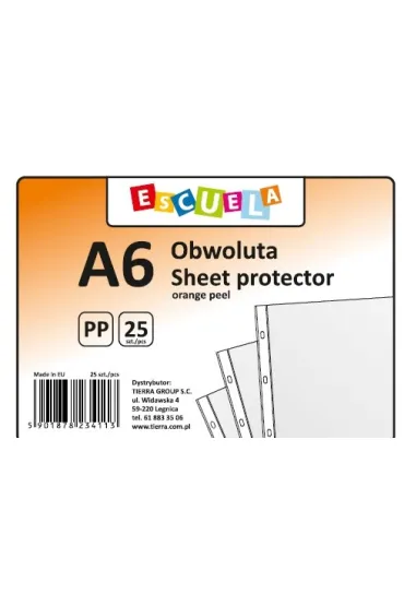 Escuela Koszulka A6 groszkowa 25 szt.