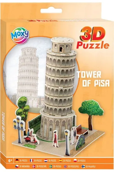 Puzzle piankowe 3D Wie�a w Pizie Grafix